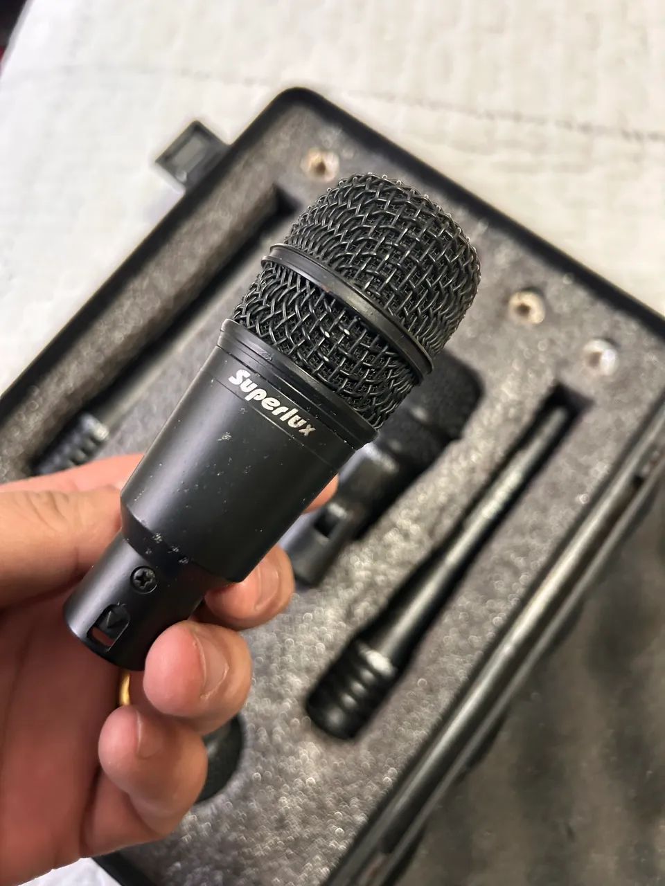 Superlux kit DRK -A3C2 microfone bateria - Foto 4