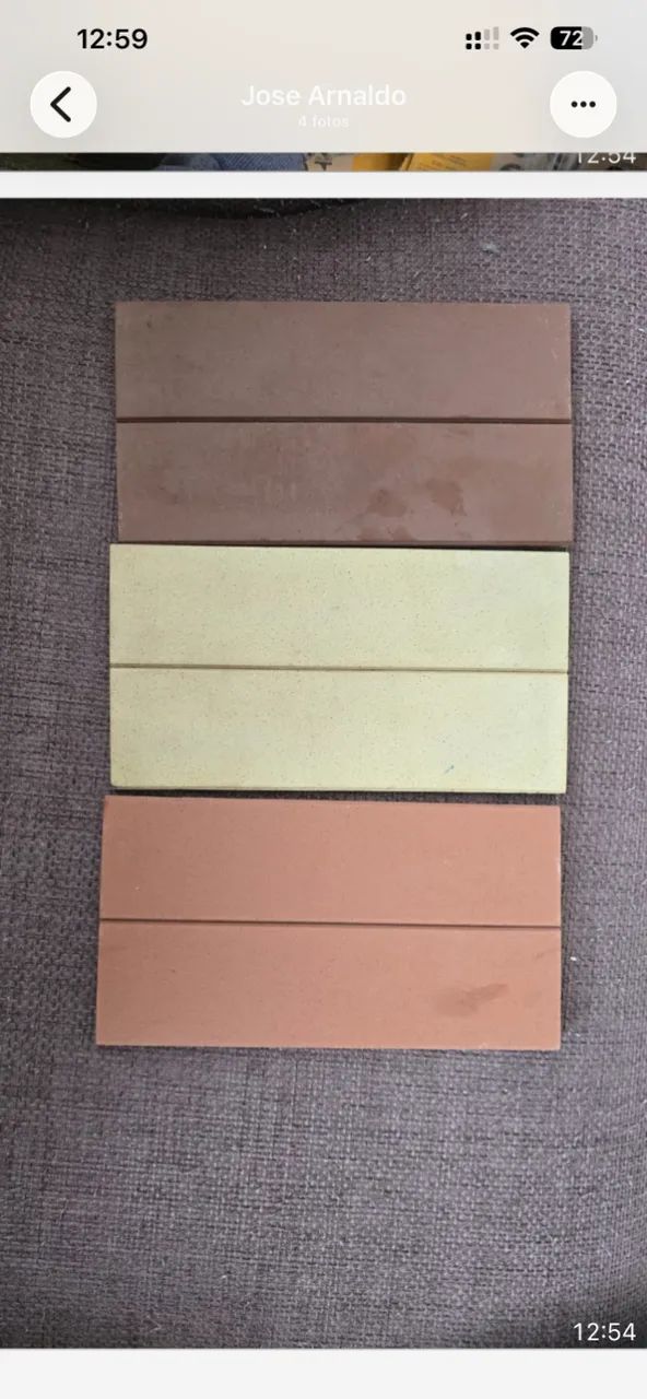 Litocerâmica Gail, lote com 650 m2 em 3 cores. Preço R$ 90,00 / m2