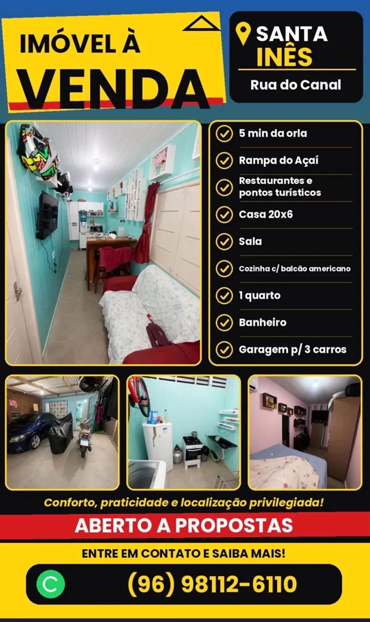 Casa no Santa Inês / rua do canal