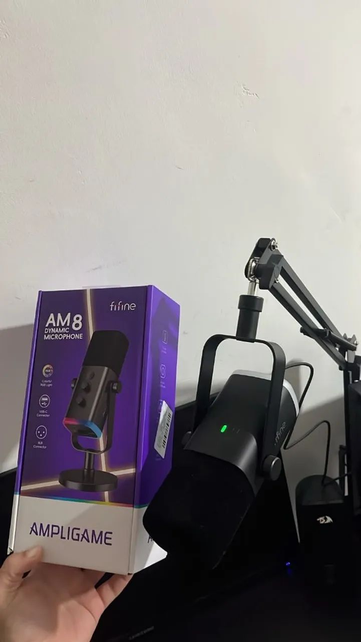 Microfone AM8+Braço Articulado - Foto 3