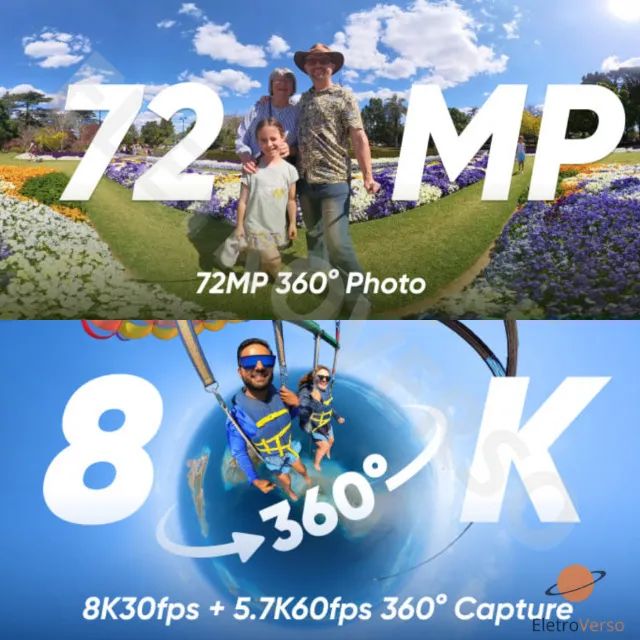 Câmera Insta360 X5 - Nova e Lacrada - Foto 5