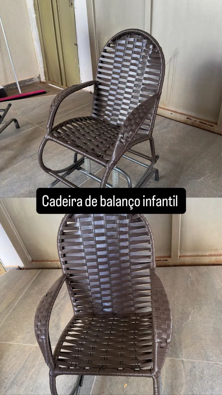 Cadeira de balanço infantil 