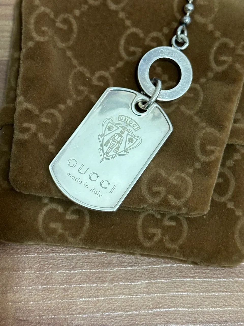 Colar Gucci original em prata 925  - Foto 2