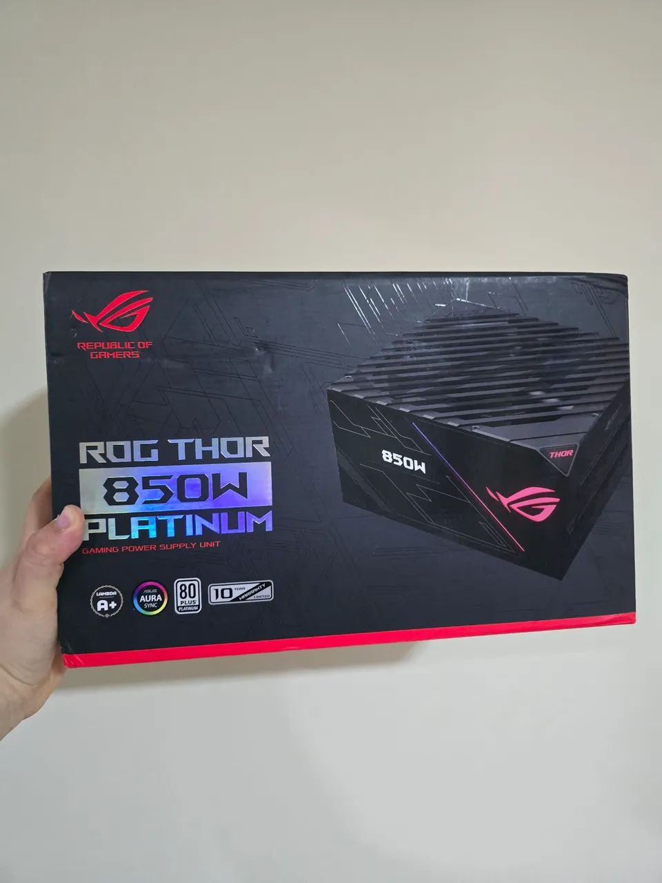 fonte ROG Thor 850W Platinum FULL MODULAR