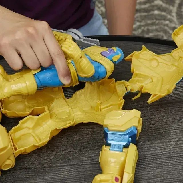Boneco Avengers Mech Strike Thanos Mech Battle F0264 - Foto 5