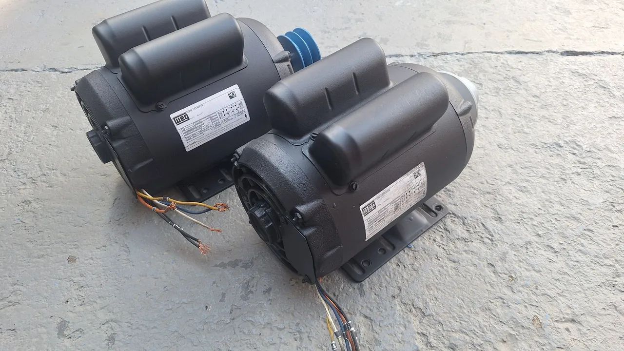 Motor elétrico monofasico 2 cv. Rotação: 1740. - Foto 3