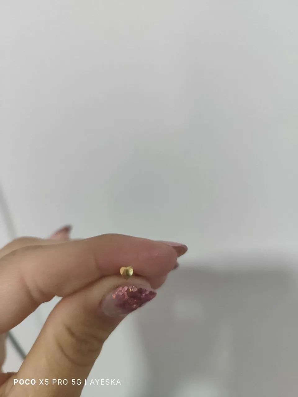 Piercing de ouro para trágus  - Foto 2