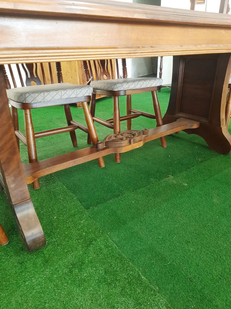 Mesa com 6 cadeiras Madeira de Qualidade - Foto 5