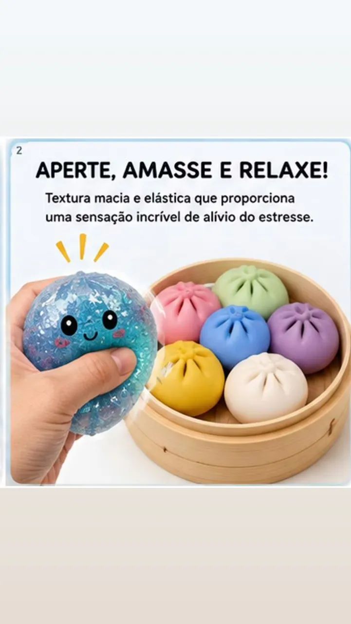 Squishy dumping bolinho antistress - Foto 5