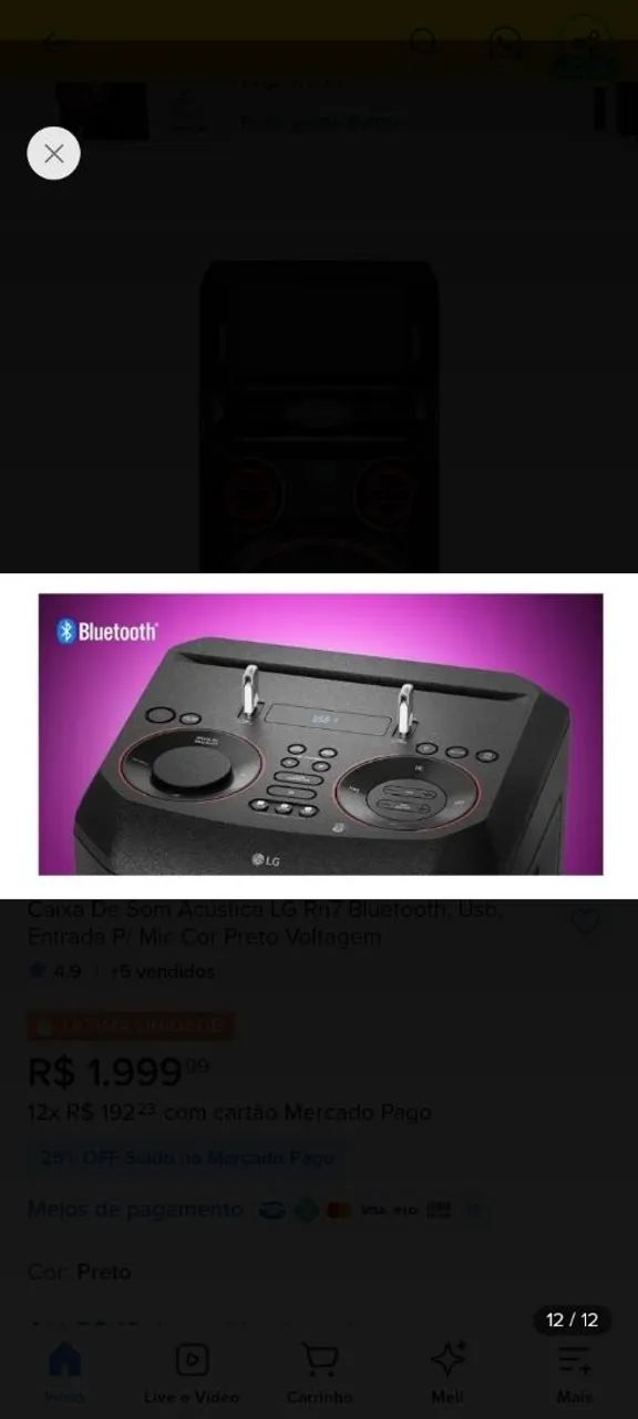 Torre de som lg Bluetooth  - Foto 3