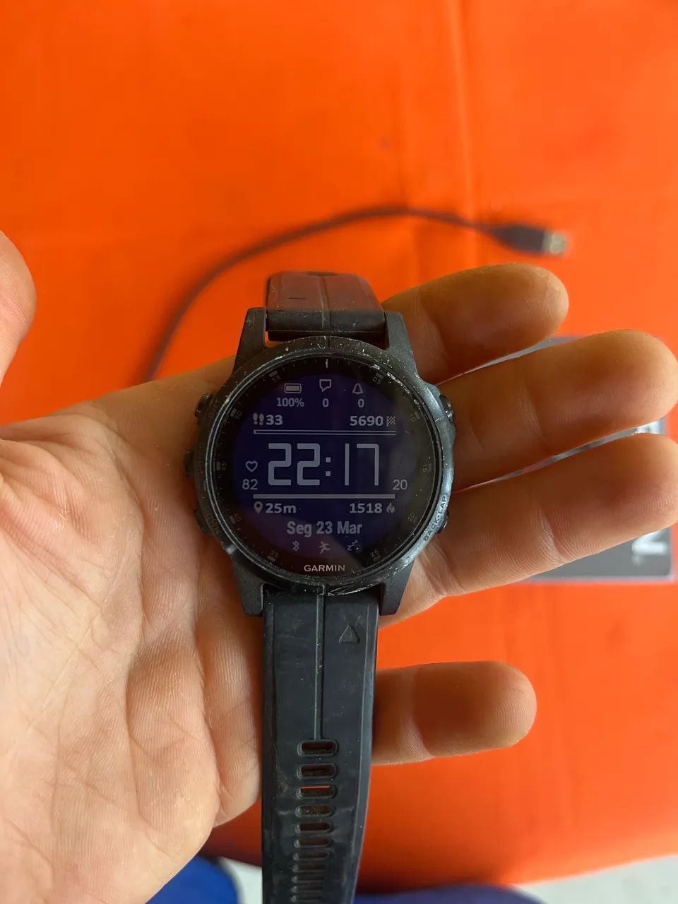 Relógio Garmin Fênix 5s Plus 