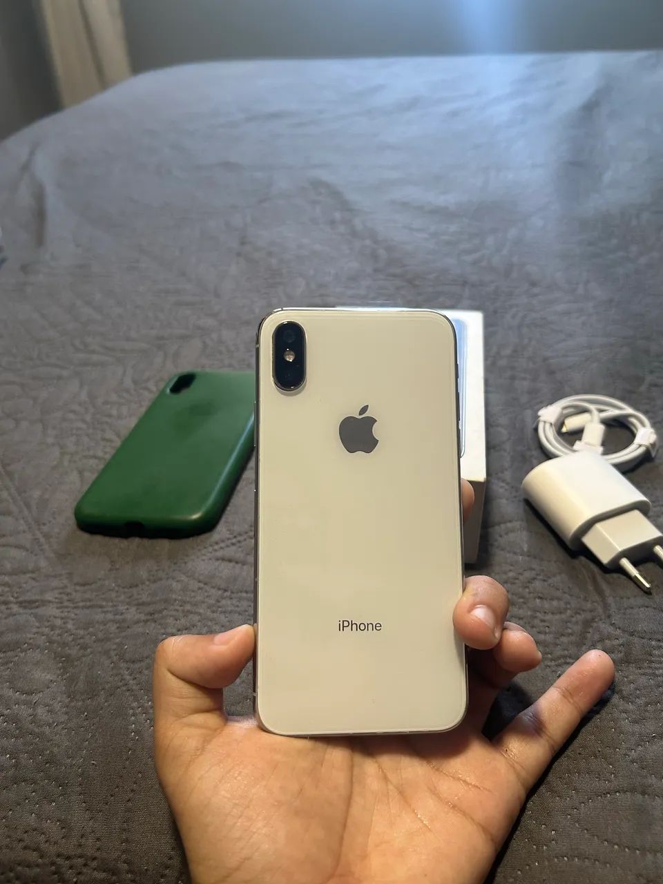 iPhone X 256GB バッテリー100% iPhone X 256GB Branco | Bateria 100% | Caixa e Acessórios | Leia a