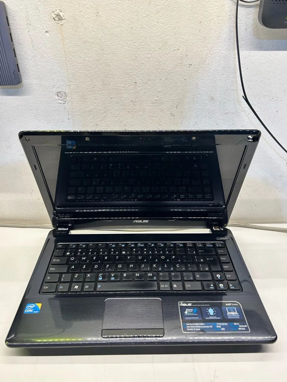 Notebook Asus Core i5 4GB RAM HD de 500GB Bateria Off