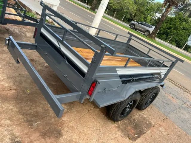 REBOQUE CARRETINHA 2 EIXOS NOVO - Foto 4