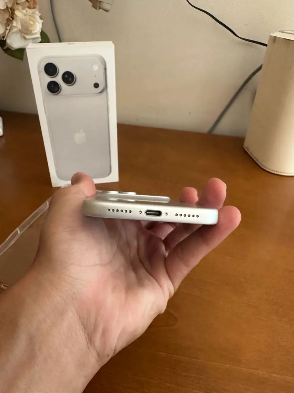 iPhone 18 Pro Max Prata Na Garantia Apple - Foto 3