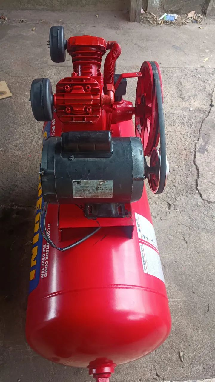 Compressor 10 pés  2HP 110 lts - Foto 2