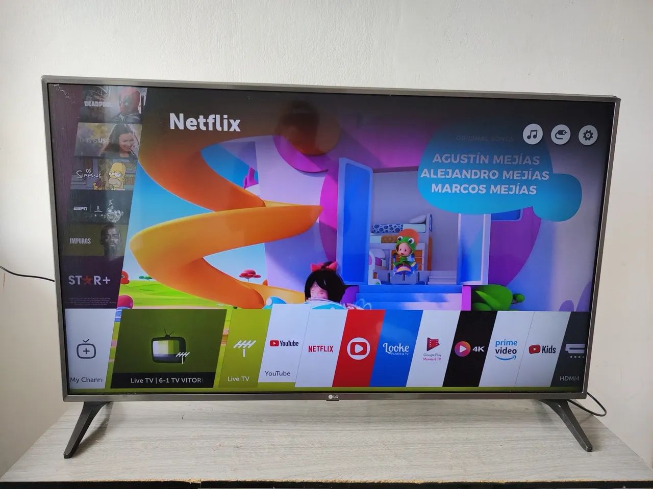 Smart TV LG 43 Polegadas / Completa Vários Aplicativos 