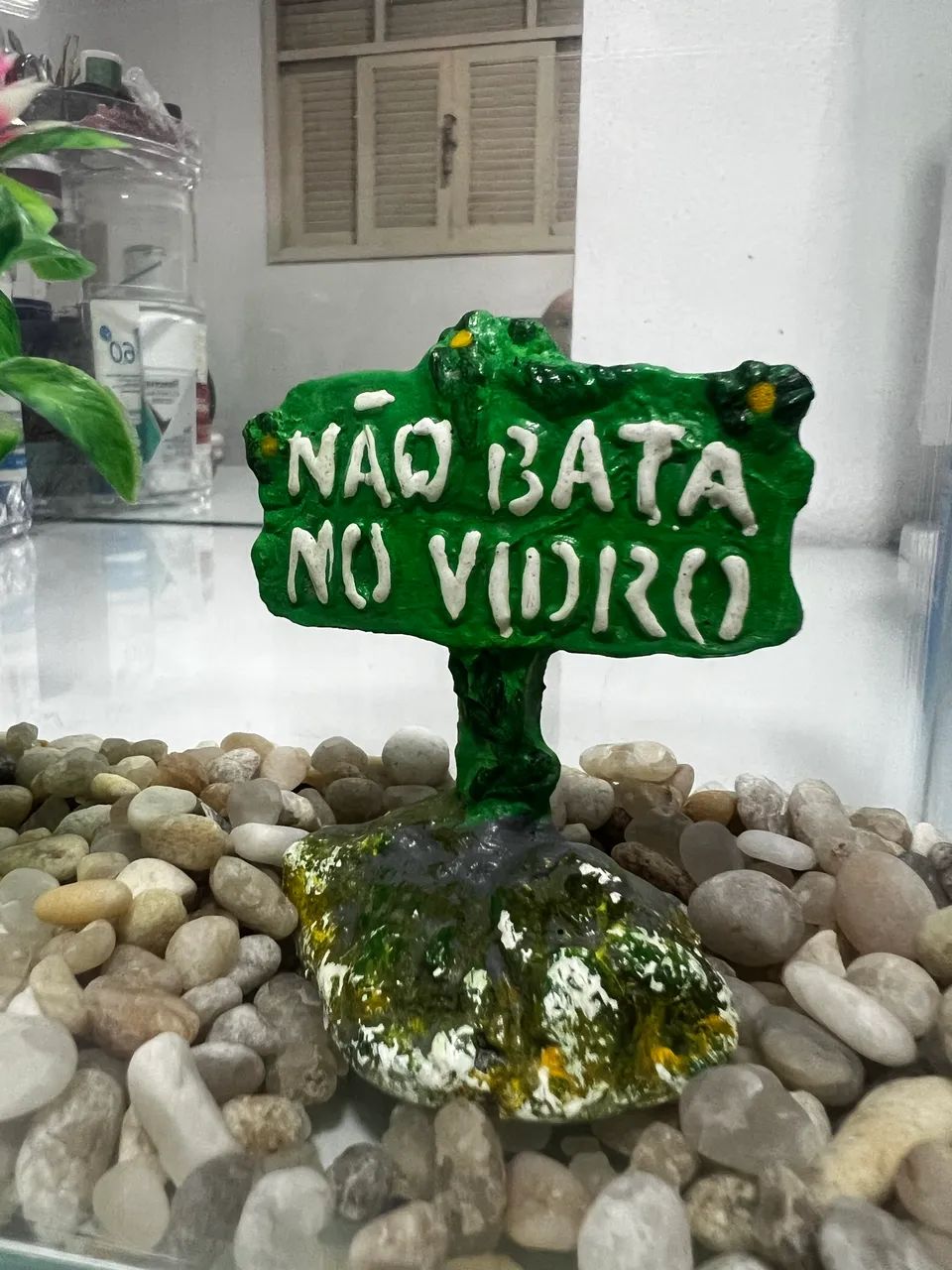Aquário com decoração  - Foto 3