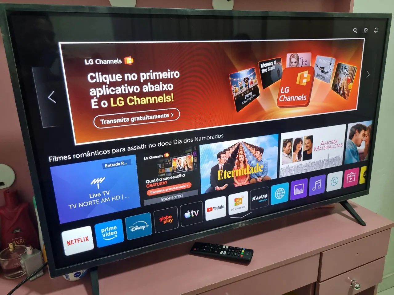 TELÃO SMART LG 4K 43 POLEGADAS 