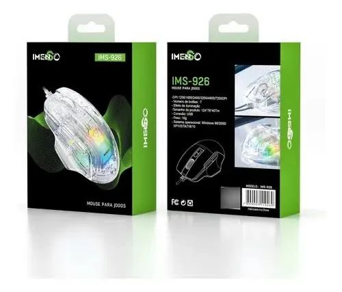 Mouse Para Jogos Usb Led Gamer Imenso - Foto 2