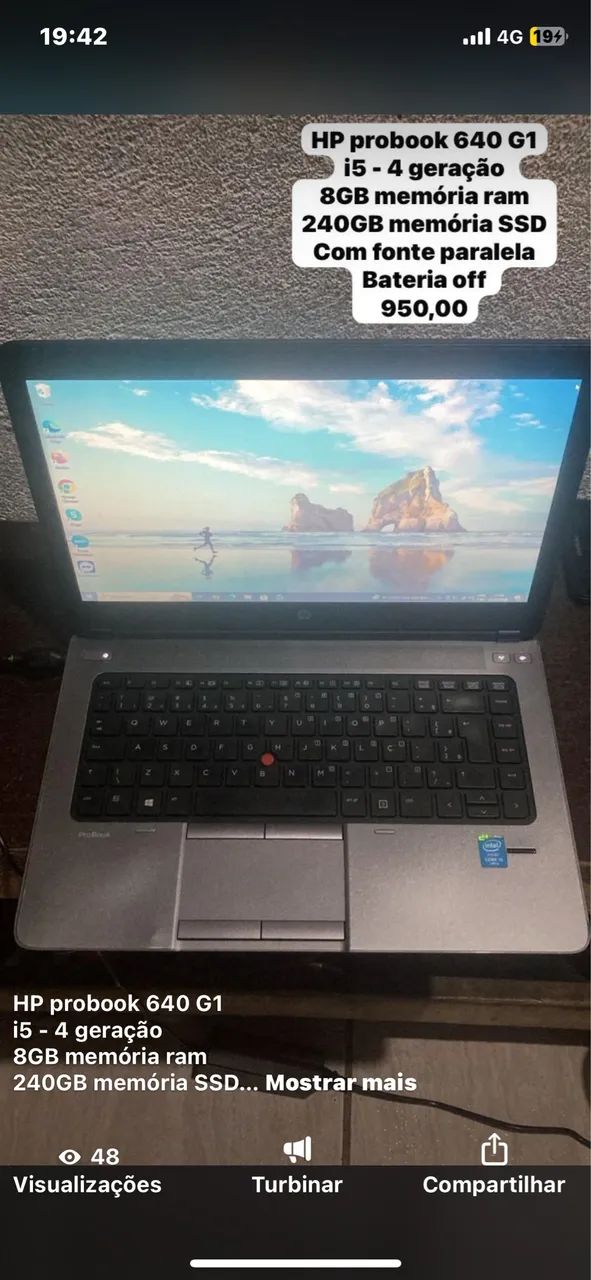 Notebook HP 640 G1 - Foto 4