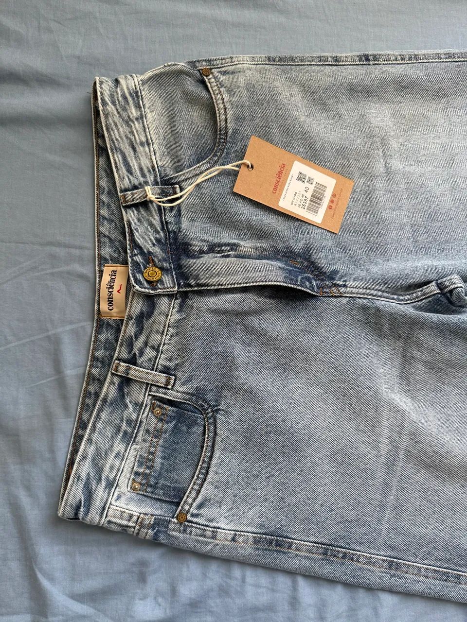 Calça Jeans Reta Constância tamanho 40 nova - Foto 5