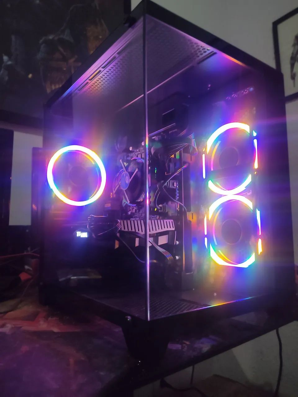 Pc gamer Ryzen 5 5500 + RTX RODA TUDO NO ULTRA  - Foto 3