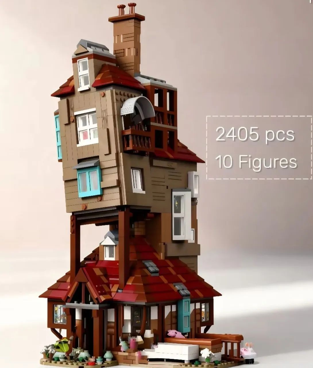 Toca Weasley Harry Potter 2405 peças (Modelo 76437 ) MARCA MEGA - TIPO LEGO  - Foto 3