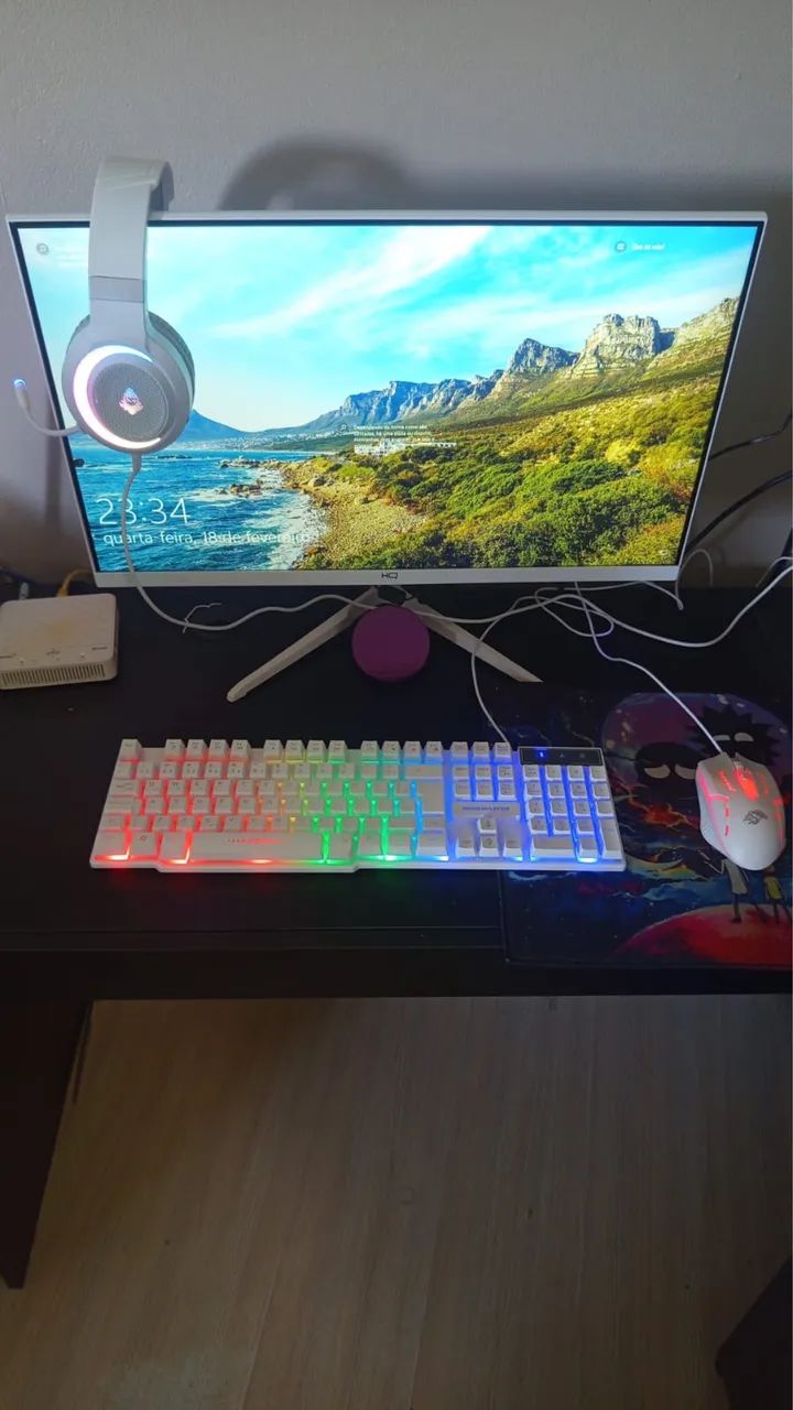 Kit gamer branco - Foto 4