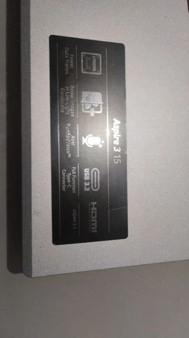Notebook Acer valor $1.900