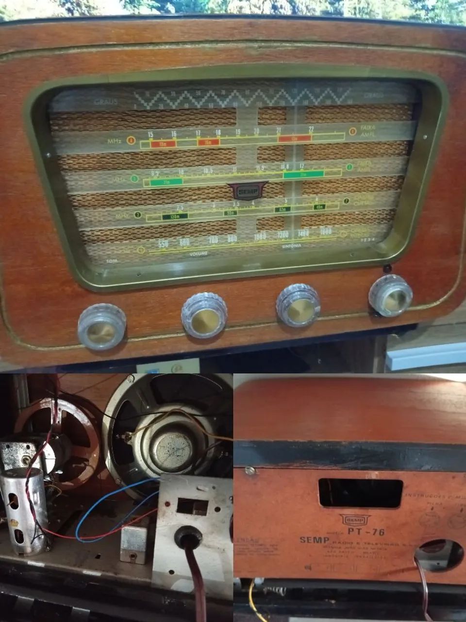 Rádio Semp PT 76 Raríssimo com Bluetooth ems Sorocaba - Foto 3