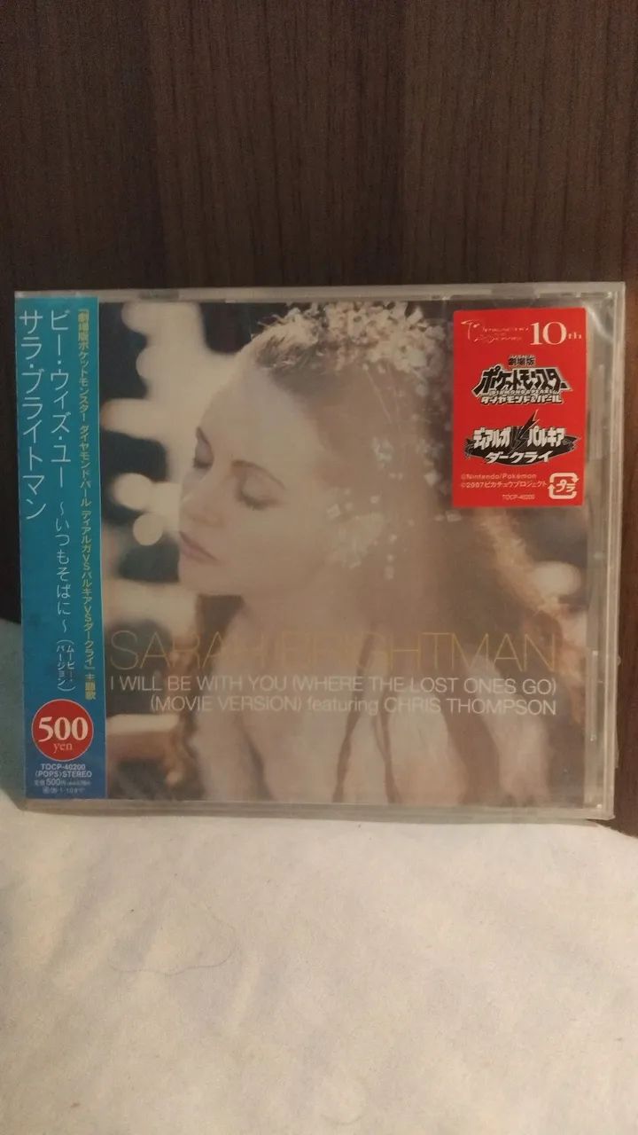 CD Sarah Brightman I Will Be With You LACRADO japonês - Aparelhos