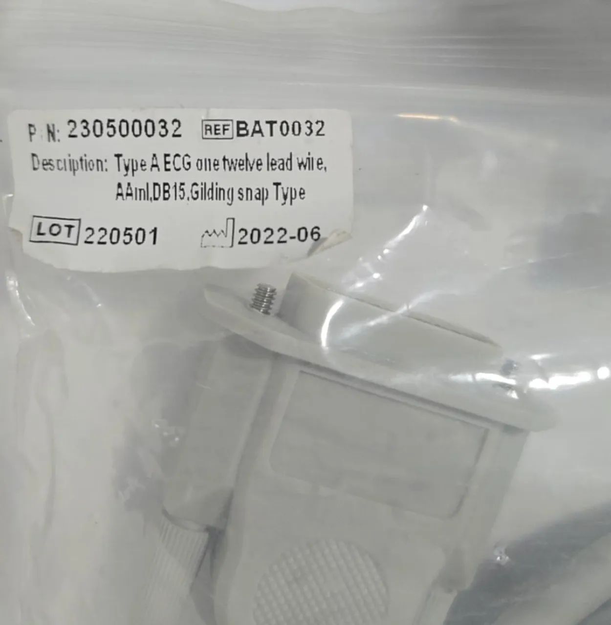 Cabo Ecg 12 Derivaciones Para Electrodos Contec Original