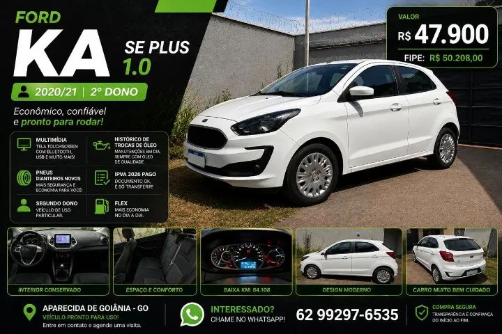 Ford Ka Ka 1.0 SE/SE Plus TiVCT Flex 5p 2021