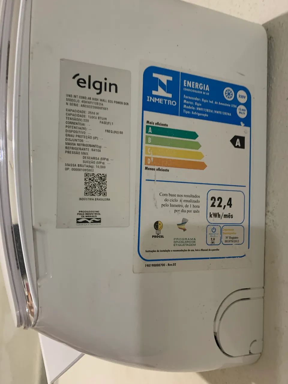 Split Elgin 12000 Btus (Ar condicionado) - Foto 5