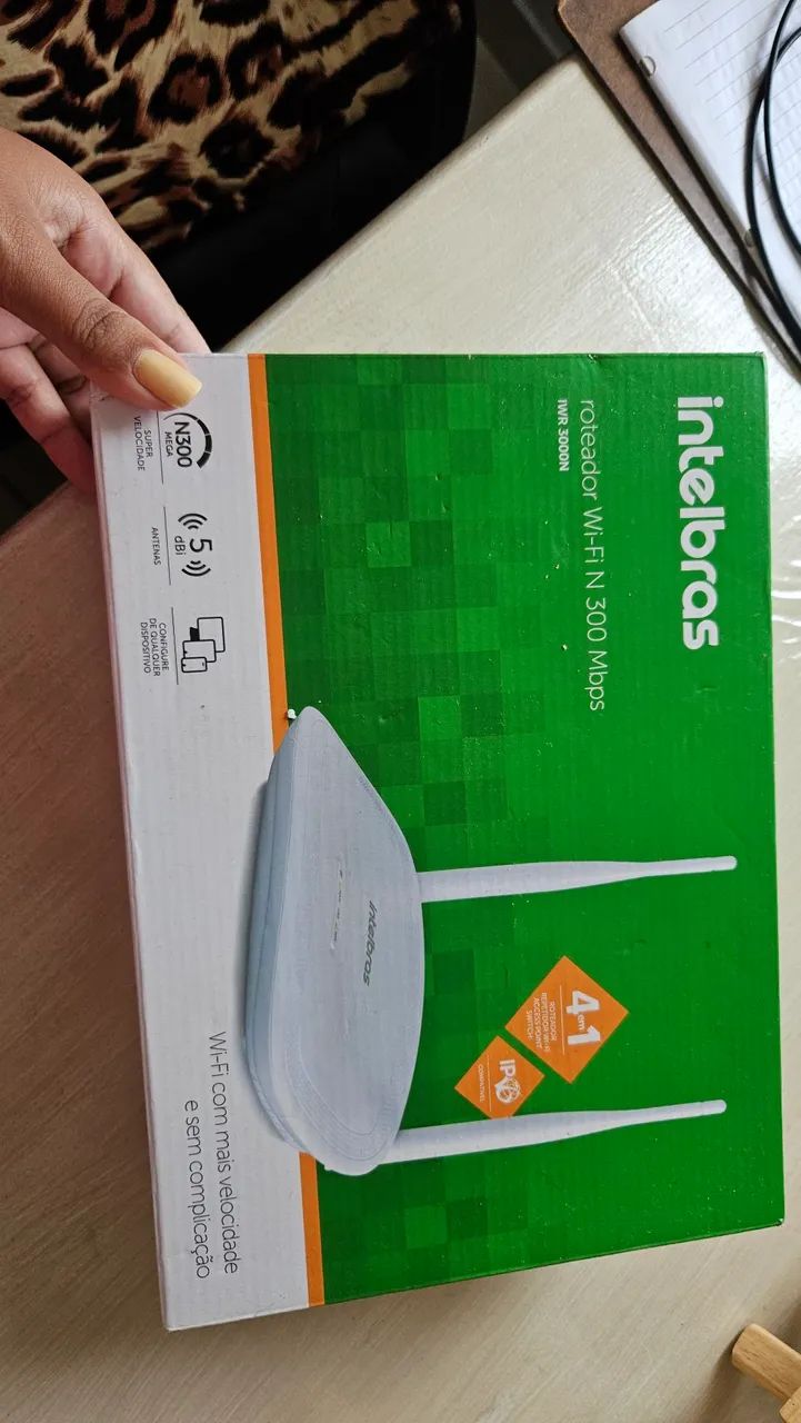 Roteador/ Repetidor WIFI Intelbras 300mbps - Foto 5