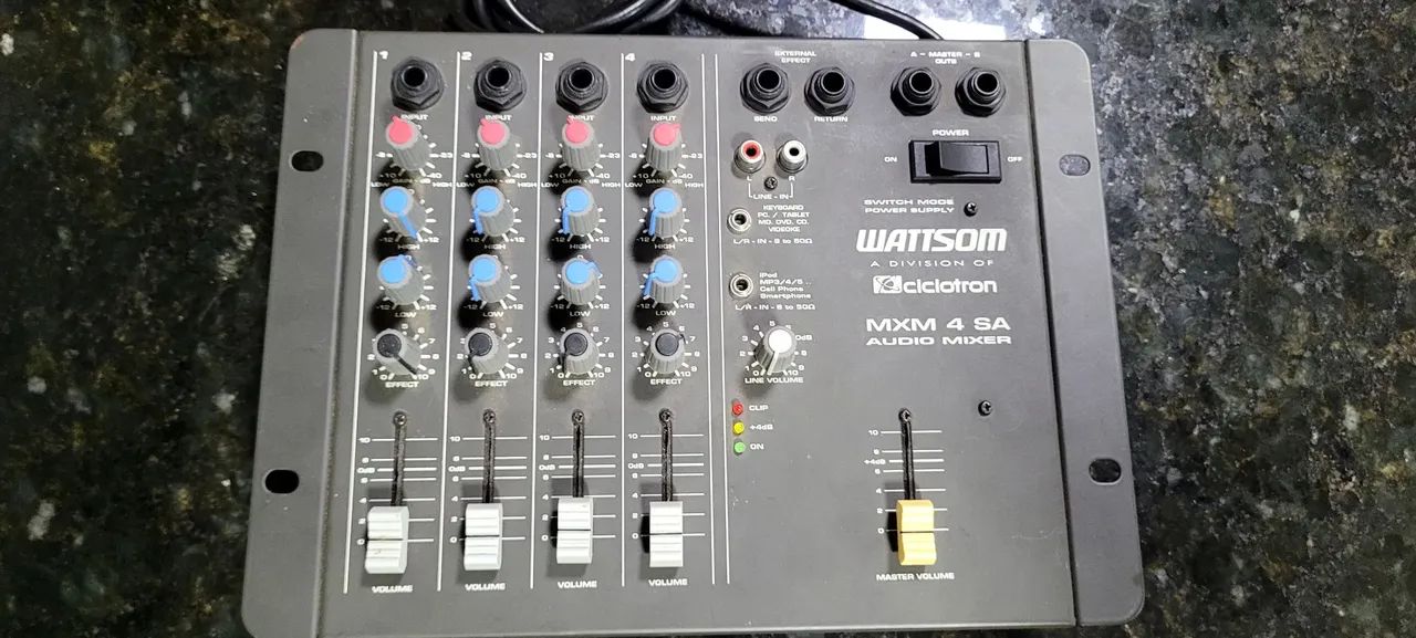 MESA DE SOM 4 CANAIS WATSON  - Foto 5