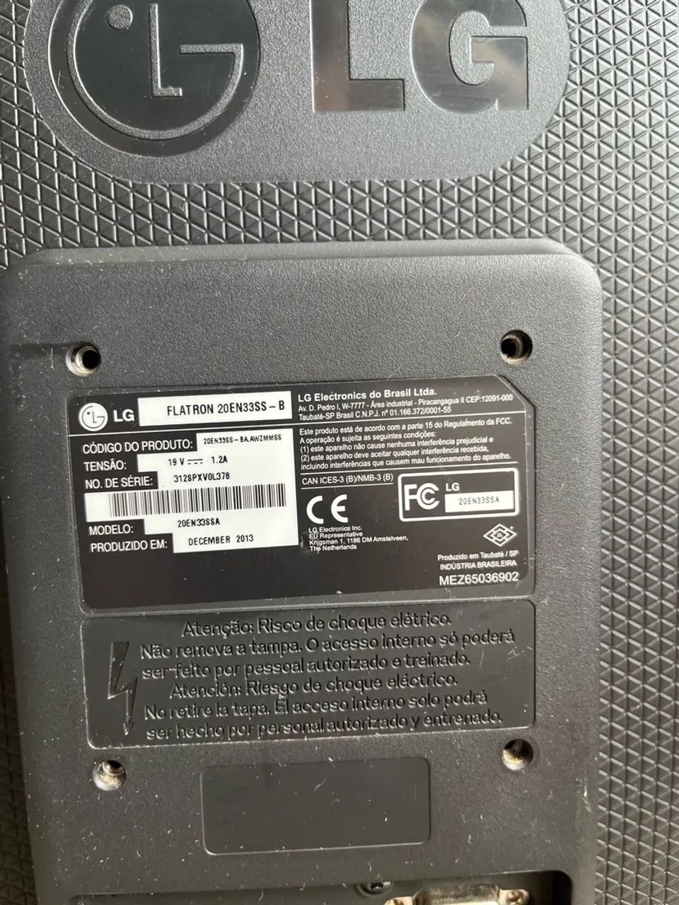 Monitor LG Flatron 20EN33 19,5? LED - Completo e Funcionando - Foto 3