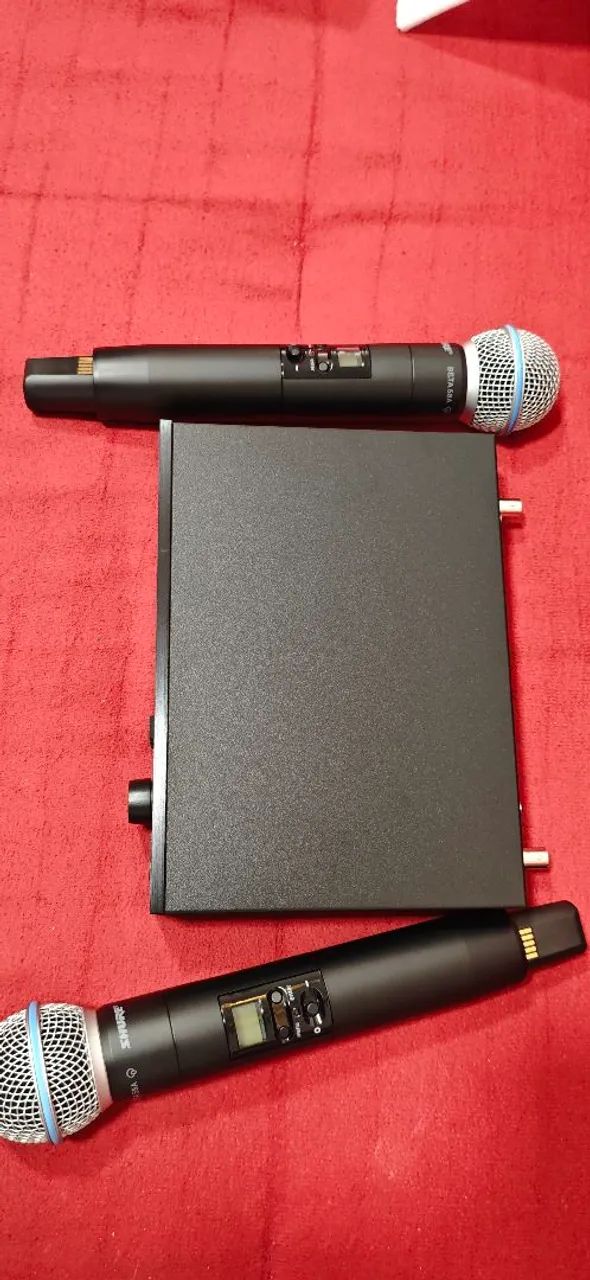 MICROFONE SHURE QXD24 2 BASTÕES  - Foto 3