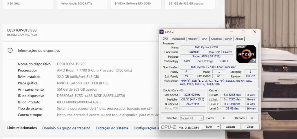 Processador AMD Ryzen 7 7700 - Foto 2