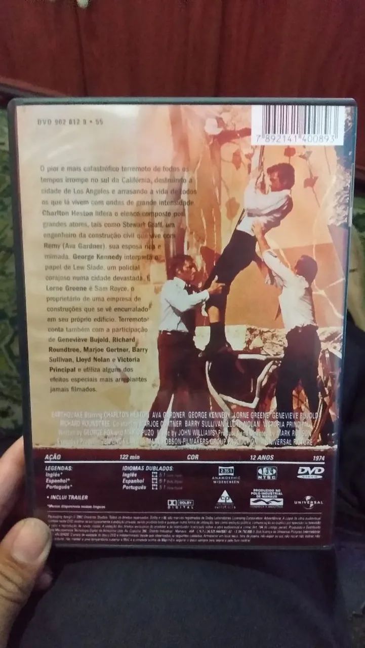 DVD original  terremoto de 1974. - Foto 2