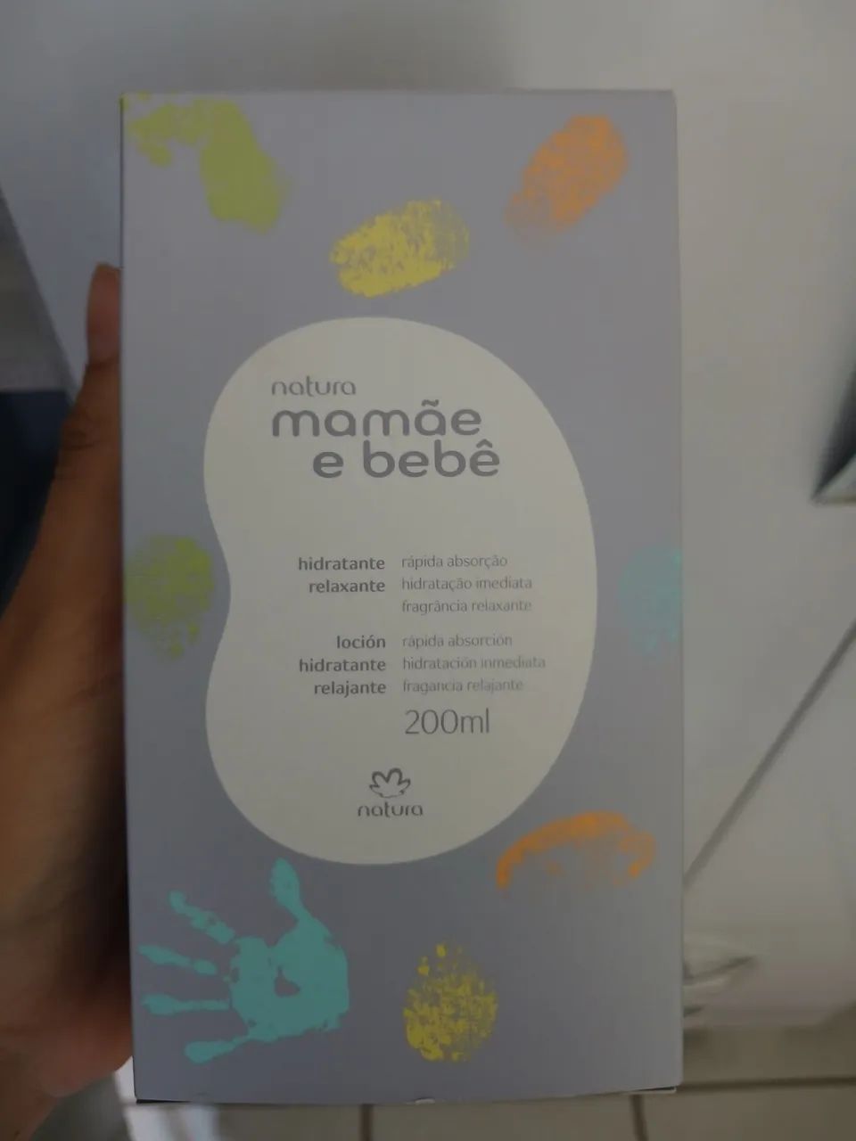 Hidratante mamãe e bebê Natura 