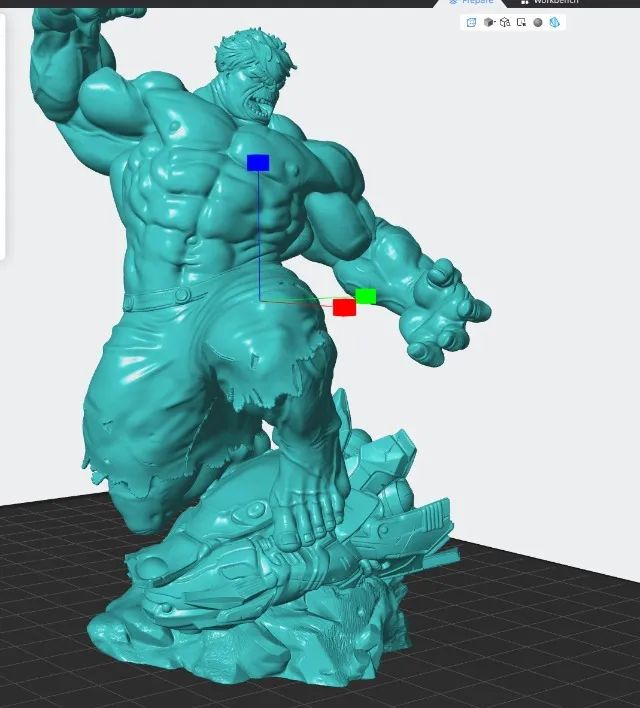 Action Figure Resina Hulk