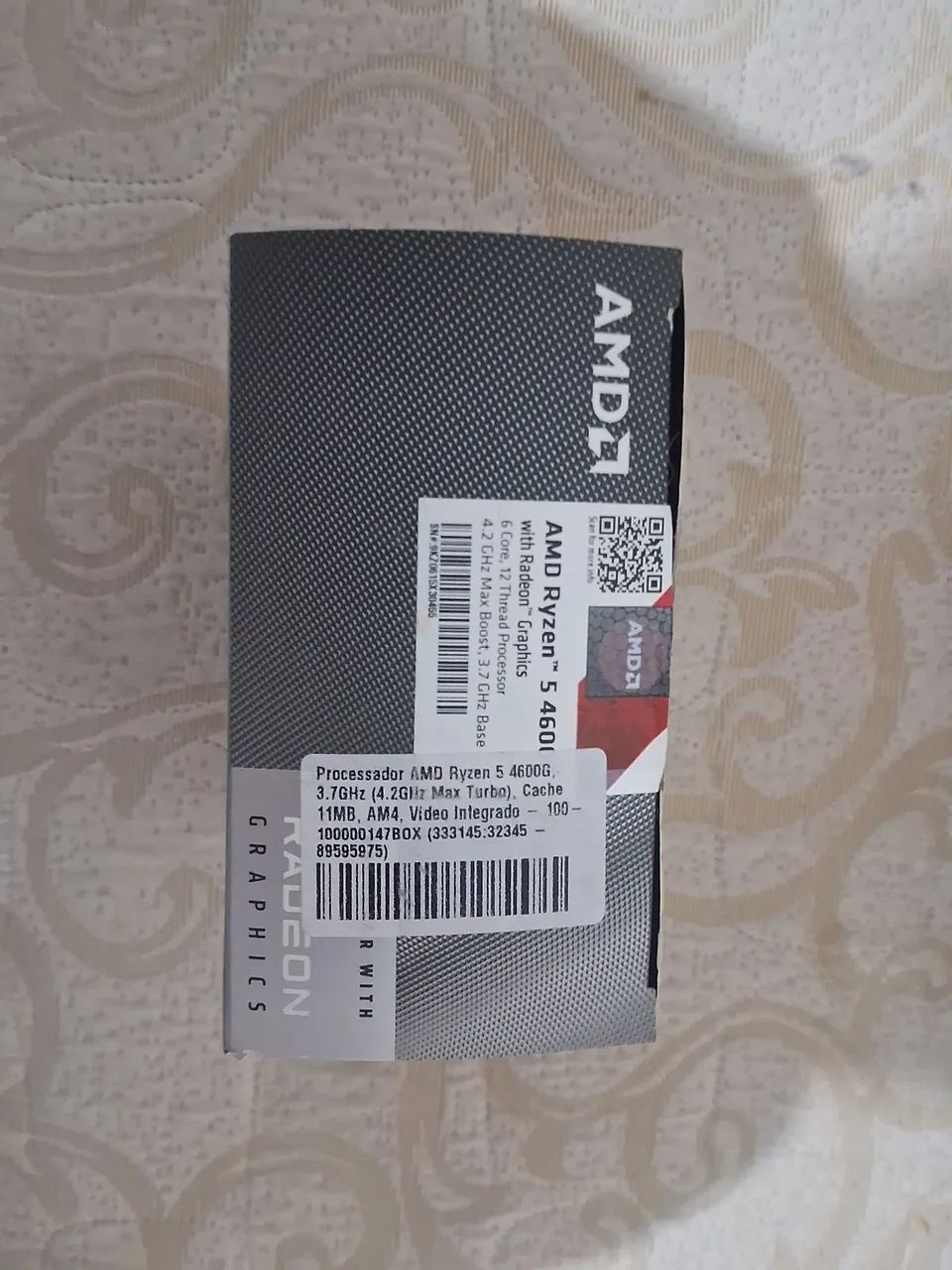 Caixa Vazia do Ryzen 5 4600G 4.2 Ghz, socket AM4 - Foto 3