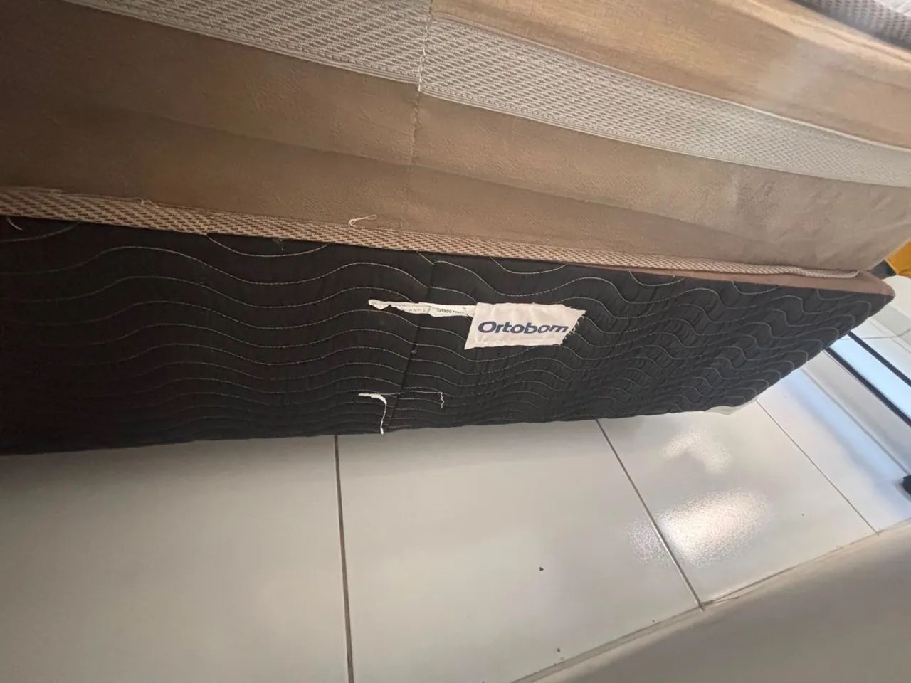 Cama casal com base Ortobom  - Foto 3