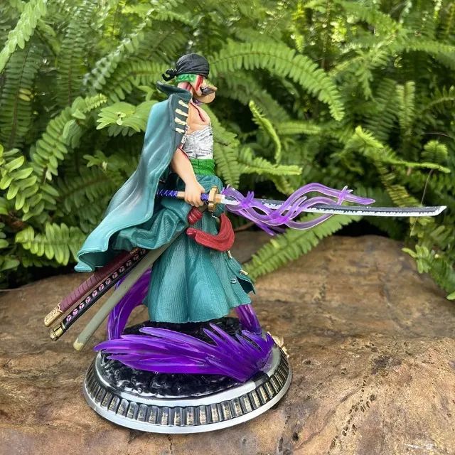 Action Figure Roronoa Zoro (One Piece®) 21 cm | Colecionável - Foto 5
