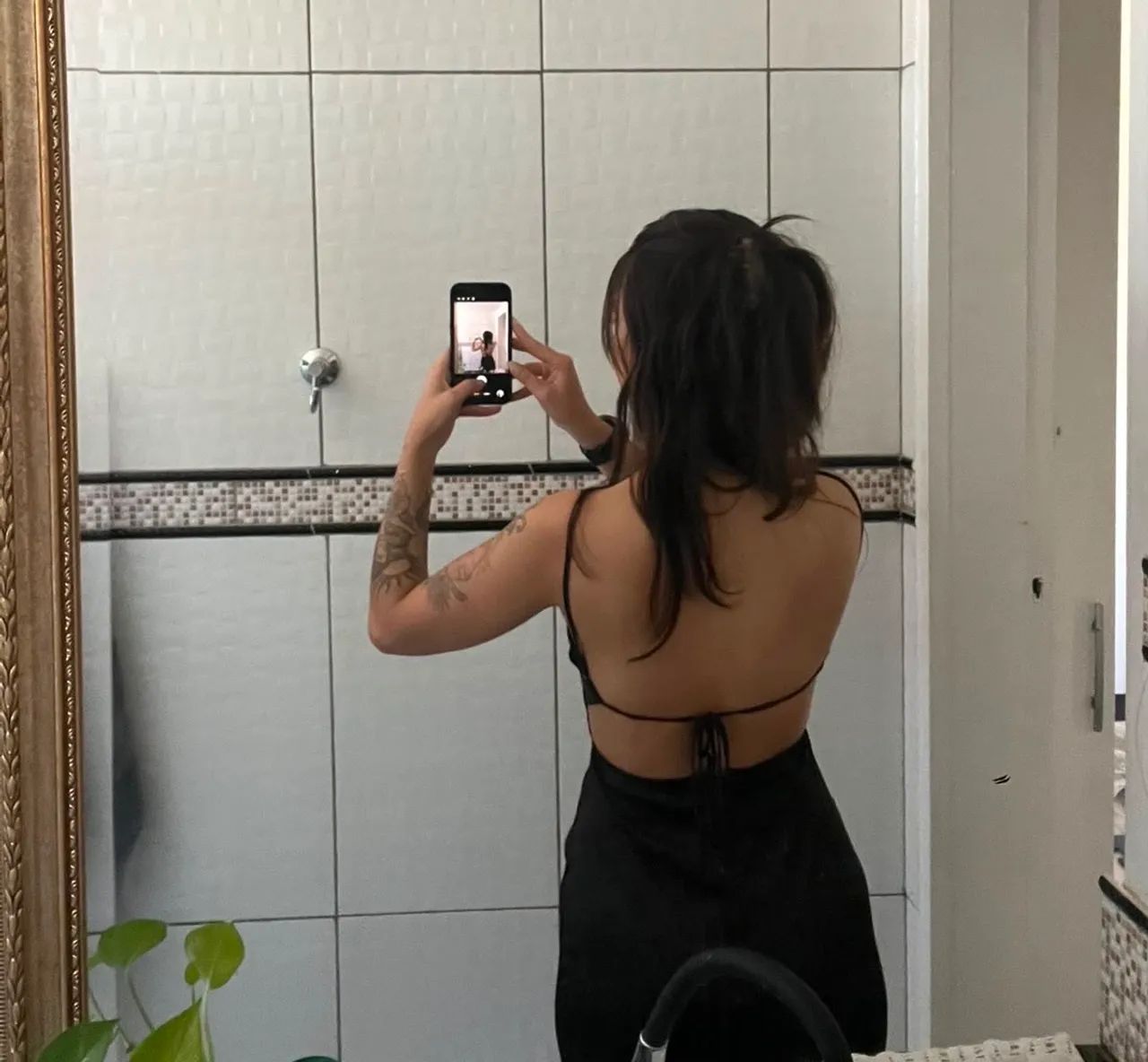 Vestido longo preto lindo!