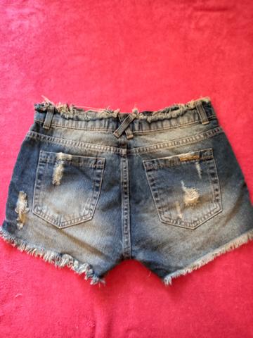 Conjunto camiseta + short + camisa jeans - Foto 6