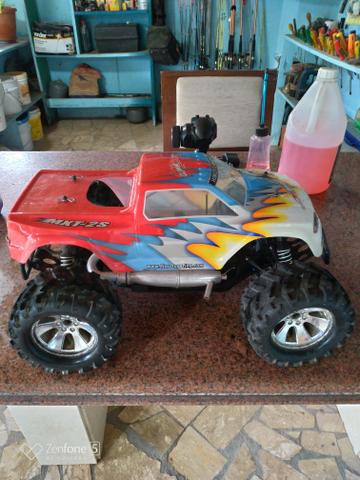 Automodelo combustão 1/8 himoto megap mxt-s gigante 80km/h - Foto 5