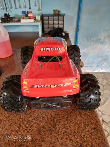 Automodelo combustão 1/8 himoto megap mxt-s gigante 80km/h - Foto 4